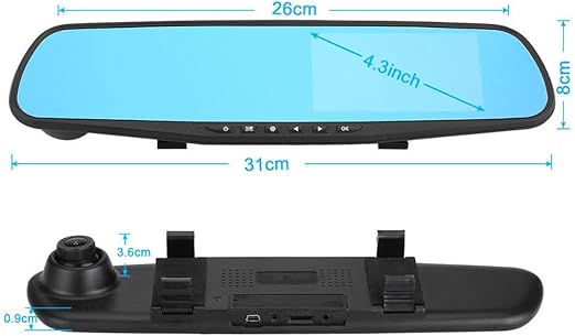 Vehicle Blackbox DVR with Full 1080 HD Camera