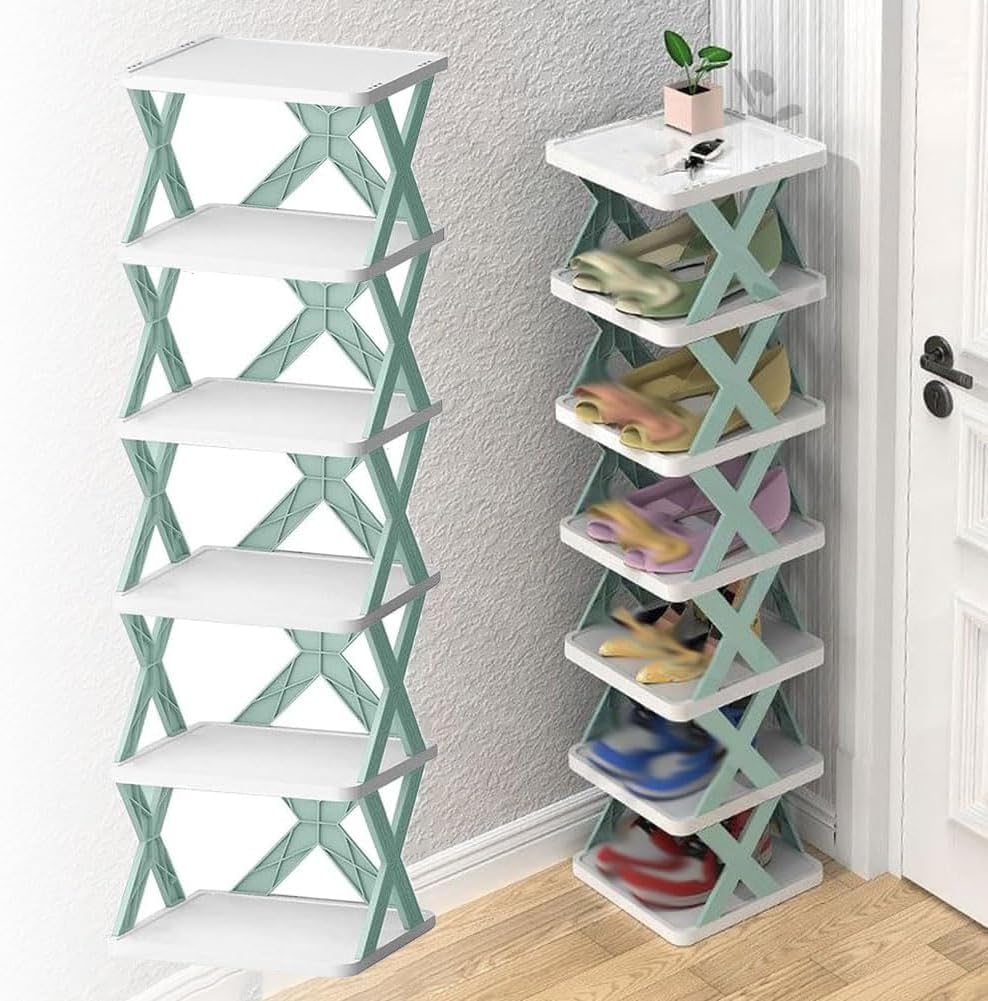 X-Shaped Shoe Rack