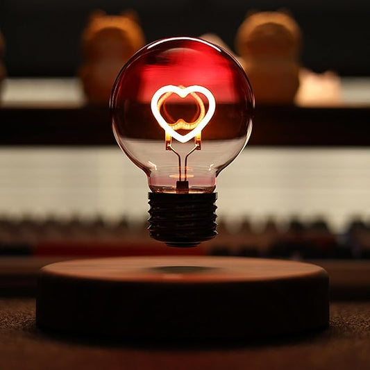 Levitating Heart LED Bulb Lamp