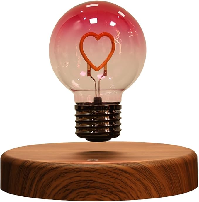 Levitating Heart LED Bulb Lamp