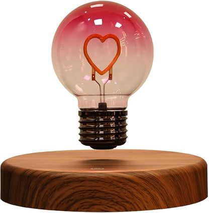 Levitating Heart LED Bulb Lamp