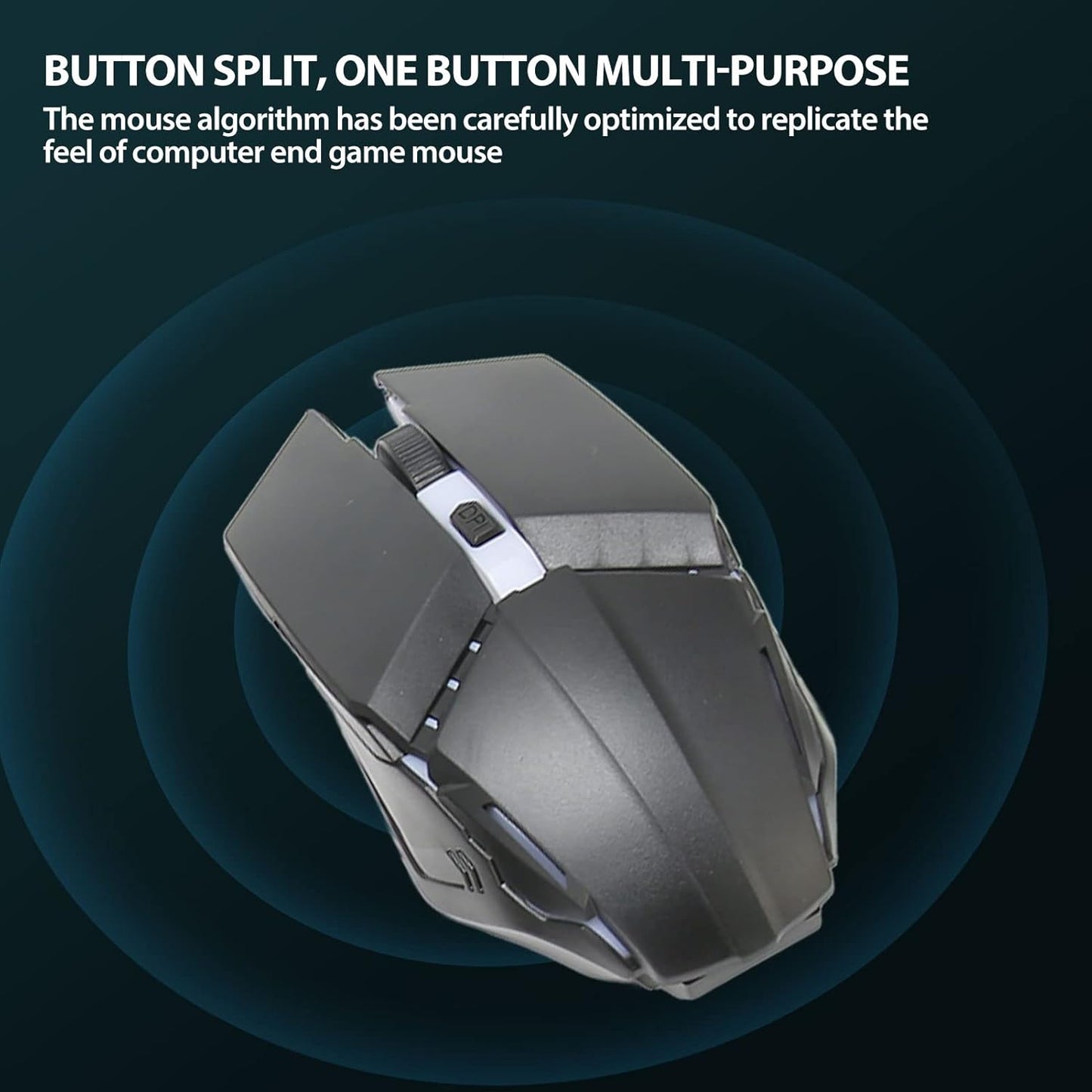 One Hand RGB Gaming Keyboard and Mouse Combo