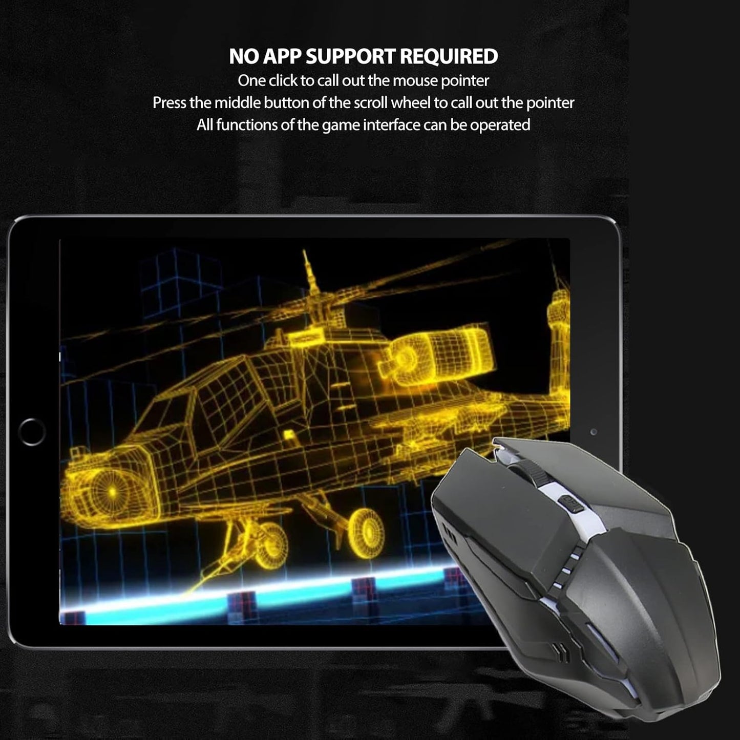 One Hand RGB Gaming Keyboard and Mouse Combo