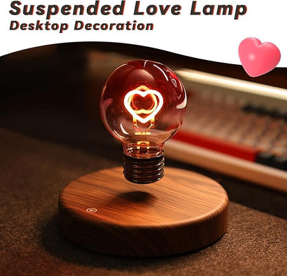 Levitating Heart LED Bulb Lamp