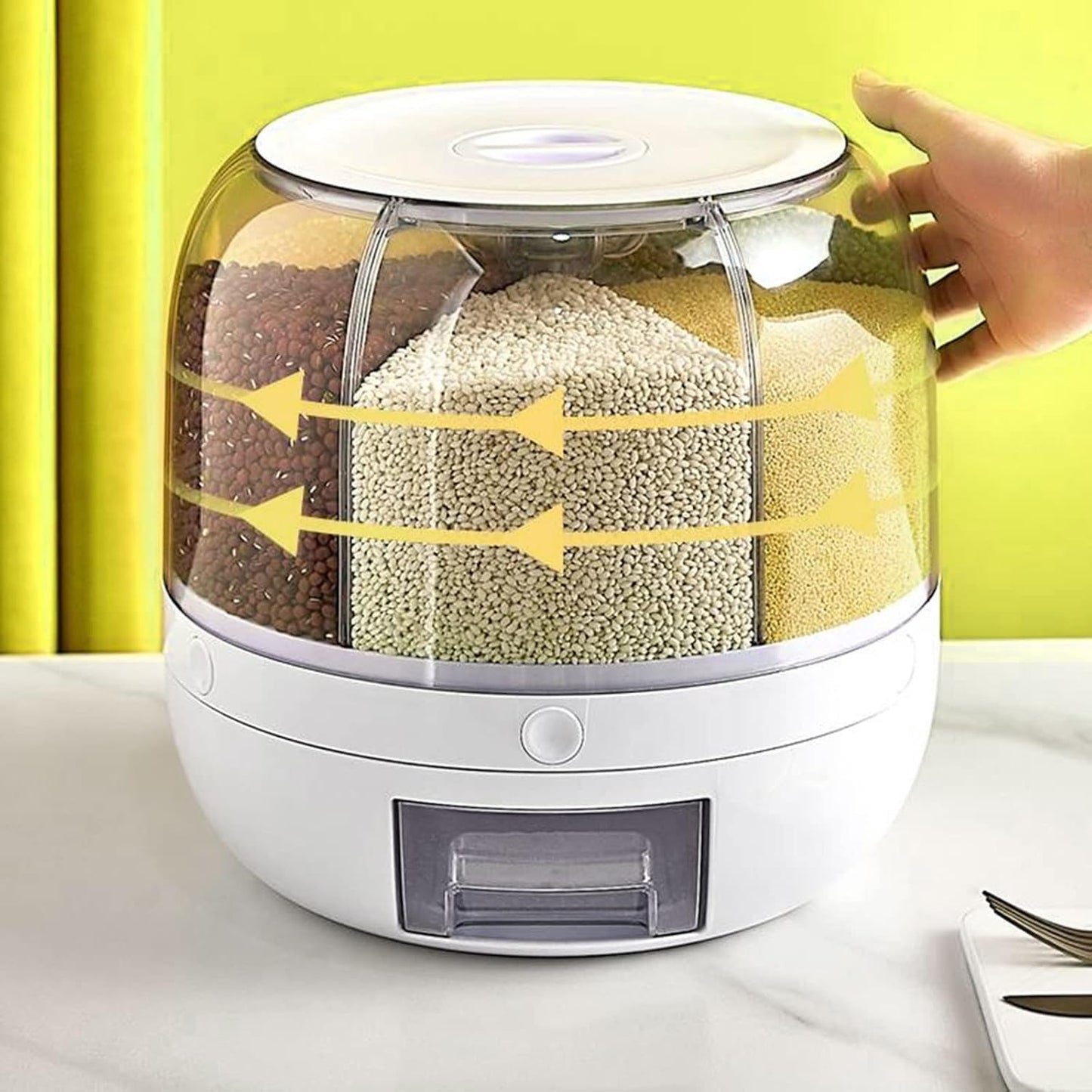 360 Degree Rotating Dry Food Dispenser