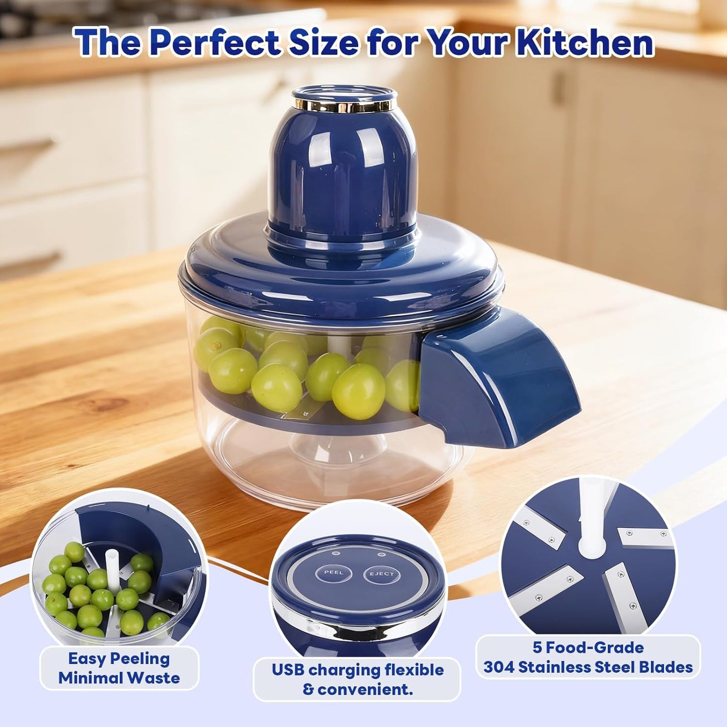 Automatic Small Fruit Peeler Machine