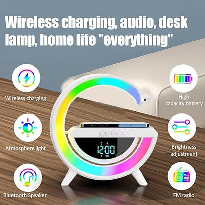 DIGITAL LED WIRELESS CHARGER SPEAKER