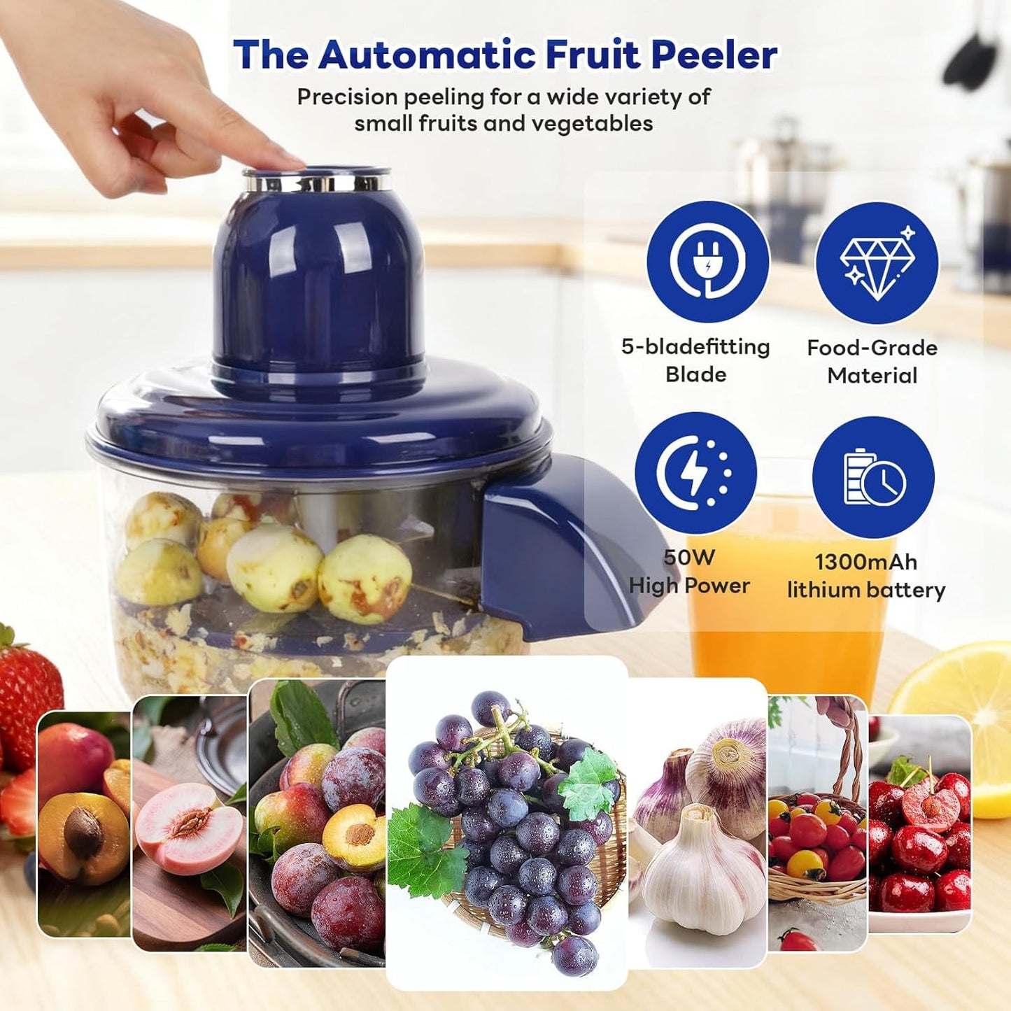 Automatic Small Fruit Peeler Machine