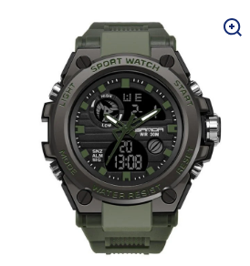 Outdoor Sports Dual Display Watch