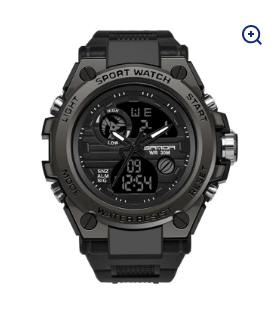 Outdoor Sports Dual Display Watch